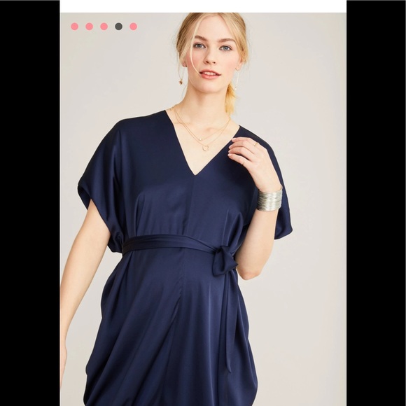 Hatch the Riviera Dress in Navy One Size - Picture 4 of 9